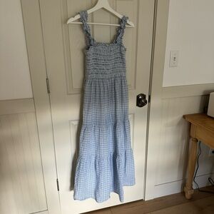 AE Aerie American Eagle Blue Striped Maxi Dress XS